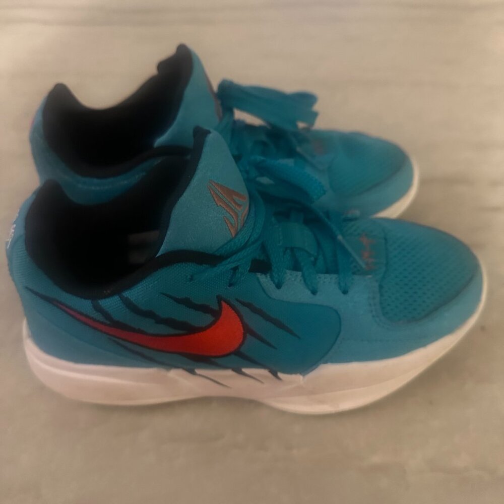 Boys Ja 2 "Scratch" Basketball Shoes Rapid Teal.